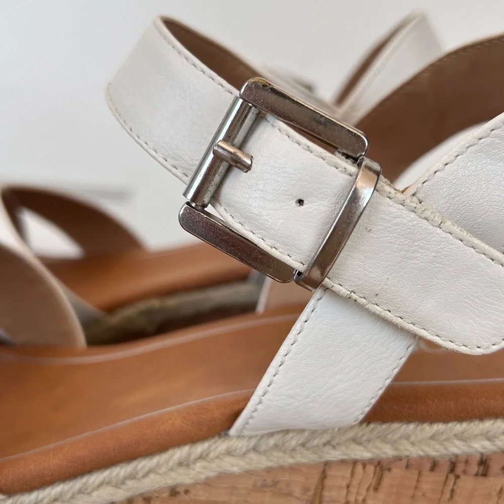 …me Too Sandy Espadrille‎ Platform Wedge Cork Jute Size 9